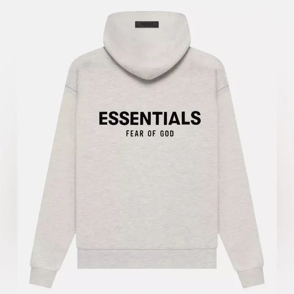 Fear of God Essentials Hoodies Pullover Light Oatmeal - Picture 1 of 16